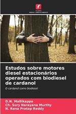 Estudos sobre motores diesel estacionários operados com biodiesel de cardanol