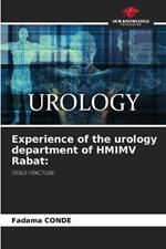 Experience of the urology department of HMIMV Rabat