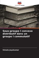 Sous-groupe l convexe distributif dans un groupe l commutatif