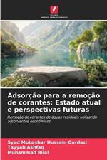 Adsorção para a remoção de corantes: Estado atual e perspectivas futuras