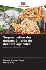 Séquestration des métaux à l'aide de déchets agricoles