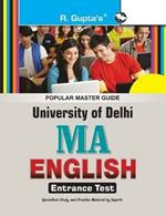 English Entrance Test: M.A. Delhi University : Popular Master Guide