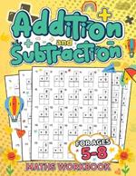 Math Workbook for Kids: Addition Substraction Division Multiplication for Kids - Math Activity Book for Children