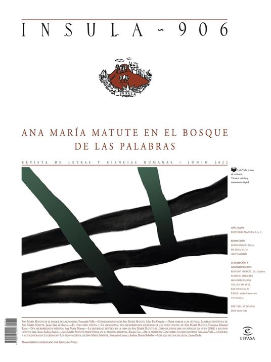 Ana María Matute en el bosque de las palabras (Ínsula nº 906, junio de  2022) - V.V.A.A., - Ebook in inglese - EPUB2 con Adobe DRM | Feltrinelli