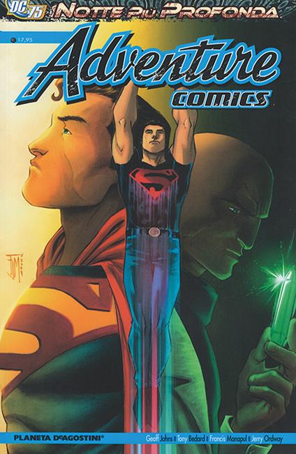 La notte più profonda. Adventure comics - copertina