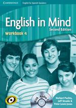 English in Mind for Spanish Speakers Level 4 Workbook with Audio CD