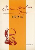 Antonio Machado hoy (1939-1989)