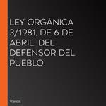 Ley Orgánica 3/1981, de 6 de abril, del Defensor del Pueblo