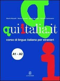 QUI ITALIA.IT. Corso di lingua italiana per stranieri. Livello elementare. Con DVD - copertina