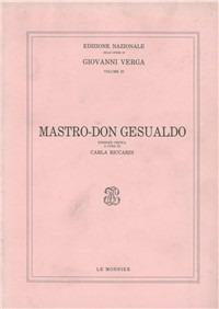 Mastro Don Gesualdo - Giovanni Verga - copertina