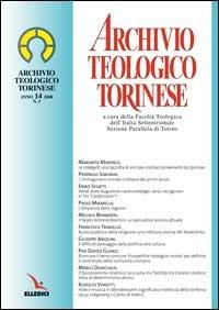 Archivio teologico torinese (2008). Vol. 2 - copertina