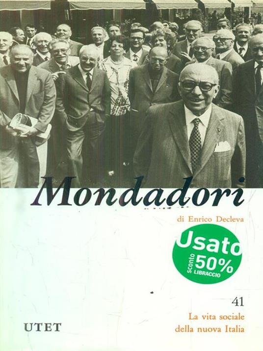 Arnoldo Mondadori - Enrico Decleva - copertina