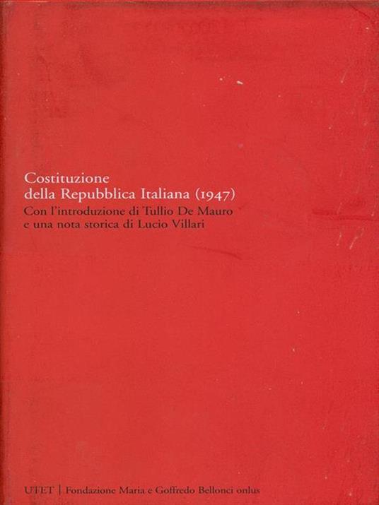 Costituzione della Repubblica Italiana (1947) - 2