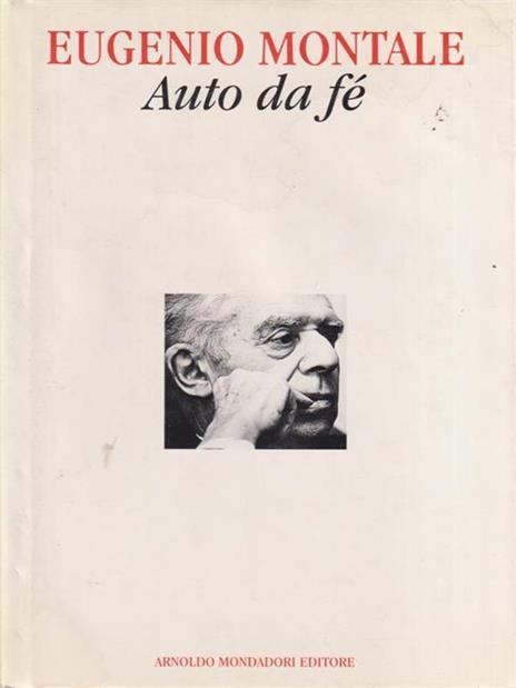 Auto da fé - Eugenio Montale - copertina