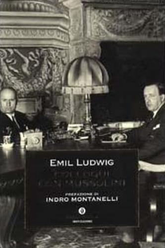 Colloqui con Mussolini - Emil Ludwig - copertina