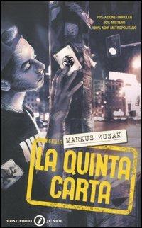 La quinta carta - Markus Zusak - copertina