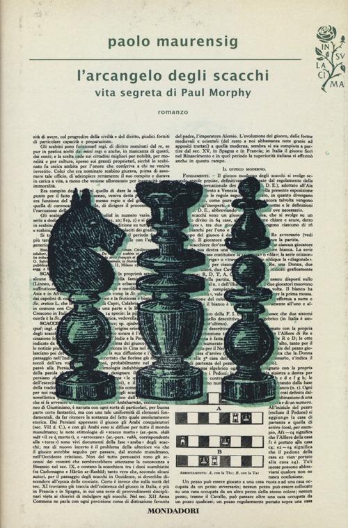 L' arcangelo degli scacchi. Vita segreta di Paul Morphy - Paolo Maurensig - copertina