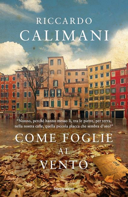 Come foglie al vento - Riccardo Calimani - copertina