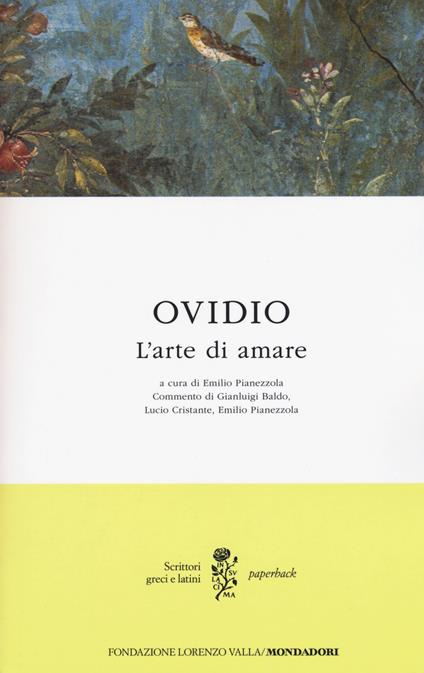 L' arte di amare. Testo latino a fronte - P. Nasone Ovidio - copertina