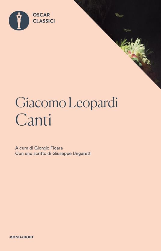 Canti - Giacomo Leopardi - copertina