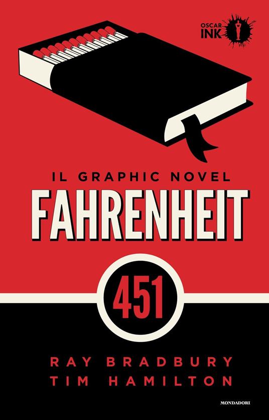 Fahrenheit 451 - Ray Bradbury,Tim Hamilton - copertina