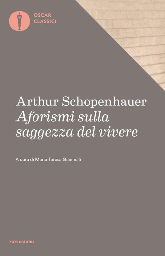 Aforismi sulla saggezza del vivere - Arthur Schopenhauer - copertina