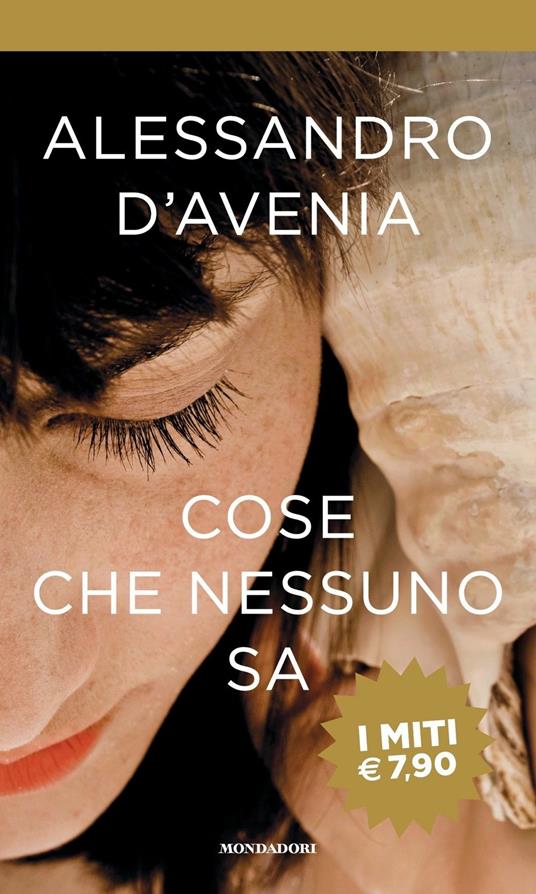 Cose che nessuno sa - Alessandro D'Avenia - copertina