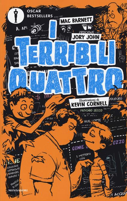 I terribili quattro - Mac Barnett,Jory John - copertina