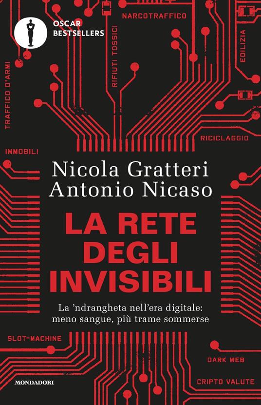 La rete degli invisibili. La 'ndrangheta nell'era digitale: meno sangue, più trame sommerse - Nicola Gratteri,Antonio Nicaso - copertina