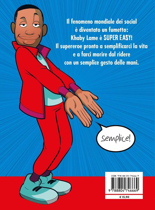 Super Easy - Khaby Lame - Giulio D'Antona - - Libro - Mondadori -  Biblioteca umoristica Mondadori | Feltrinelli