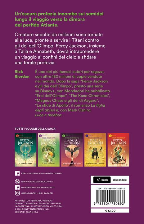 La maledizione del titano. Percy Jackson e gli dei dell'Olimpo. Vol. 3 - Rick Riordan - 2