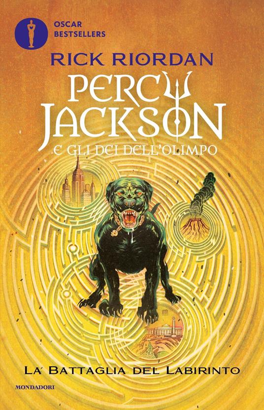 La battaglia del labirinto. Percy Jackson e gli dei dell'Olimpo. Vol. 4 - Rick Riordan - copertina