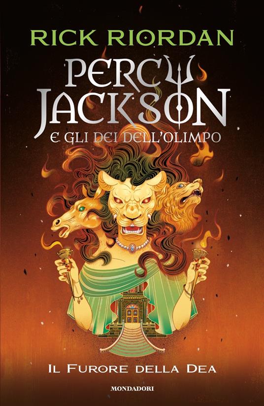 Il furore della dea. Percy Jackson e gli dei dell'Olimpo. Vol. 7 - Rick Riordan - copertina