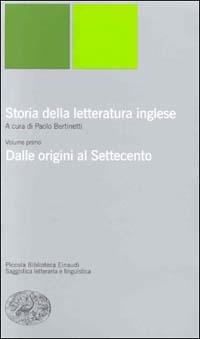 Storia della letteratura inglese. Vol. 1: Dalle origini al Settecento - copertina