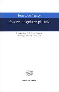 Essere singolare plurale - Jean-Luc Nancy - copertina