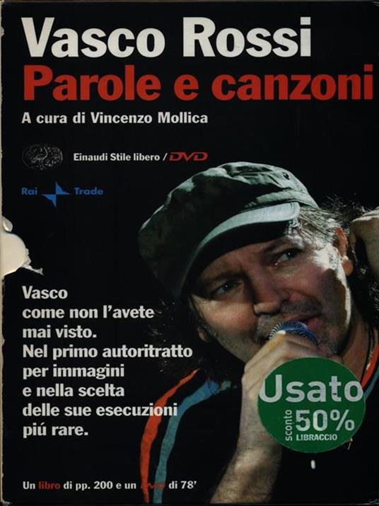 Parole e canzoni. Con DVD - Vasco Rossi - copertina