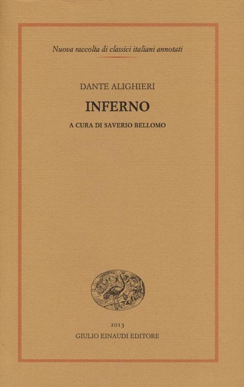 Inferno - Dante Alighieri - copertina