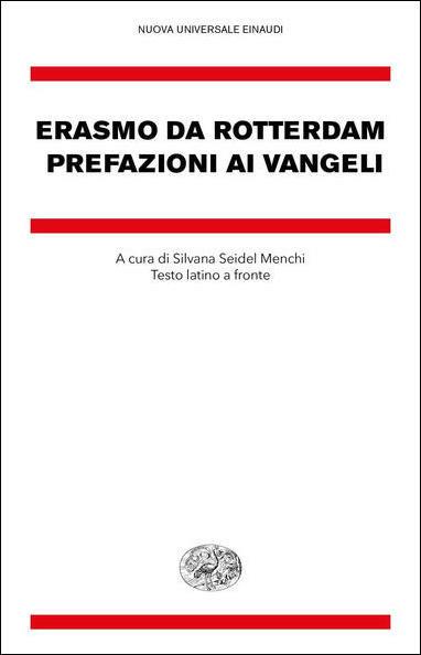 Prefazioni ai Vangeli. Testo latino a fronte - Erasmo da Rotterdam - copertina