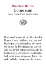 Homo sum. Essere «umani» nel mondo antico