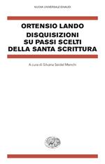 Disquisizioni su passi scelti della Santa Scrittura