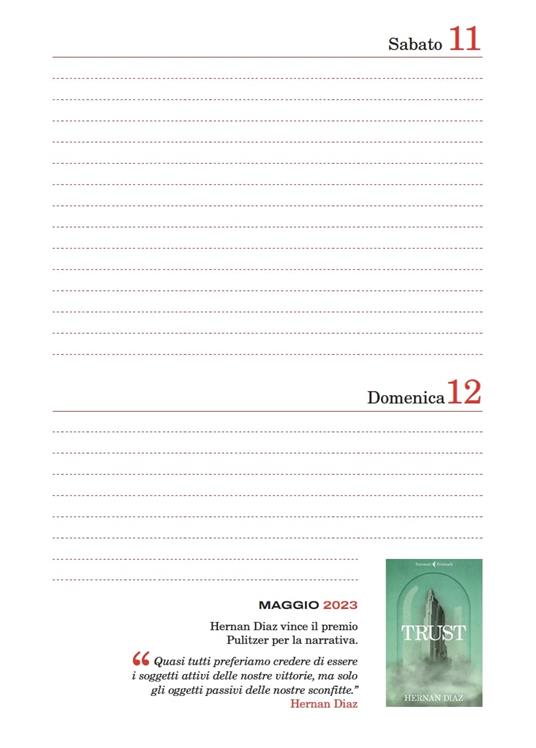 L'agenda delle lettrici e dei lettori Feltrinelli 2024 - Feltrinelli -  Cartoleria e scuola