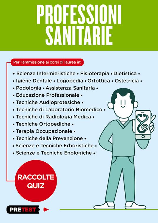 Professioni sanitarie. Raccolte quiz - copertina