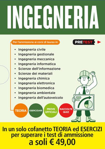 Ingegneria. Teoria-Eserciziari-Prove ufficiali-Raccolte quiz - copertina