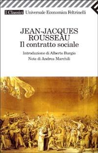 Il contratto sociale - Jean-Jacques Rousseau - copertina