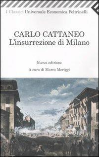 Insurrezione di Milano nel 1848 - Carlo Cattaneo - copertina