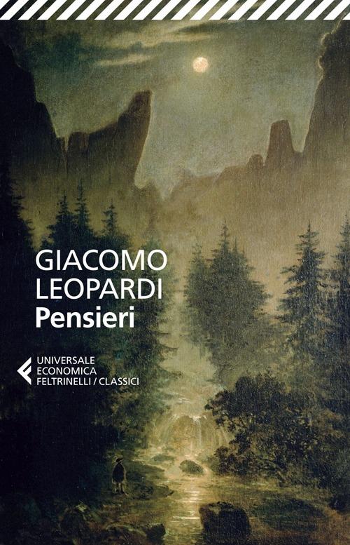 Pensieri - Giacomo Leopardi - copertina