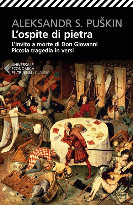 L' ospite di pietra. L'invito a morte di Don Giovanni. Piccola tragedia in versi. Testo russo a fronte - Aleksandr Sergeevic Puskin - copertina