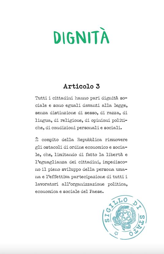 La più bella del mondo. La Costituzione raccontata a ragazze e ragazzi - Walter Veltroni,Francesco Clementi - 8