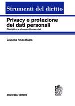 Privacy e protezione dei dati personali. Disciplina e strumenti operativi