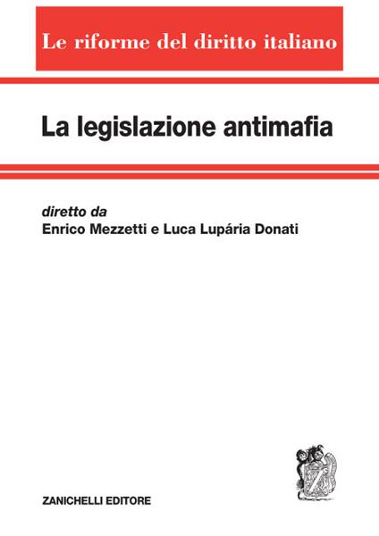 La legislazione antimafia - copertina